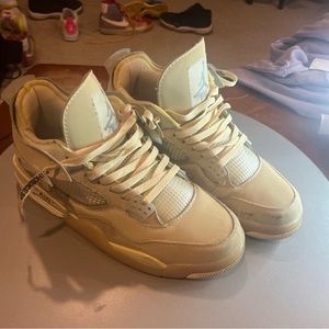 Mens 12 Nike Air Jordan 4 Retro Off-White Sail Size
12 CV9388-100